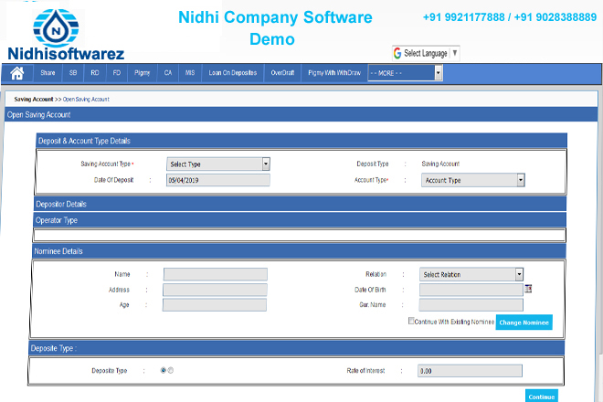 nidhi company registration